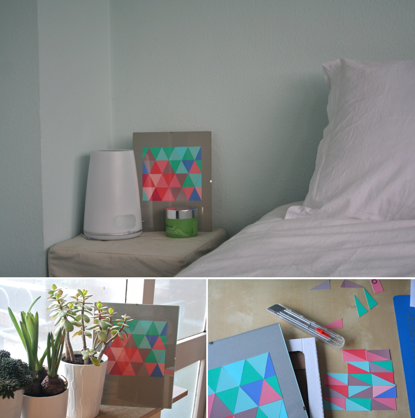 heodeza Paint sample triangles