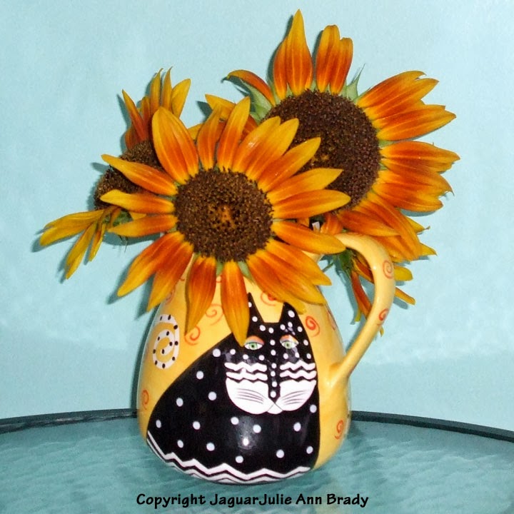 Julie Ann Brady Blog On The Last Sunflower of Summer