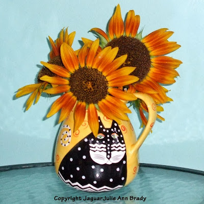 Last Sunflowers of Summer in a Vase Last Sunflowers of Summer in a Vase