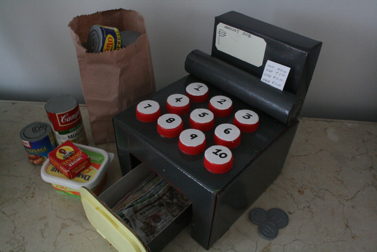 homeeco nanay DIY Toy Cash Register