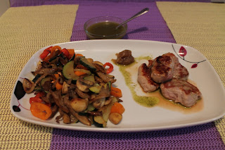 Salteado De Verduras Con Mantequilla Y Solomillo
