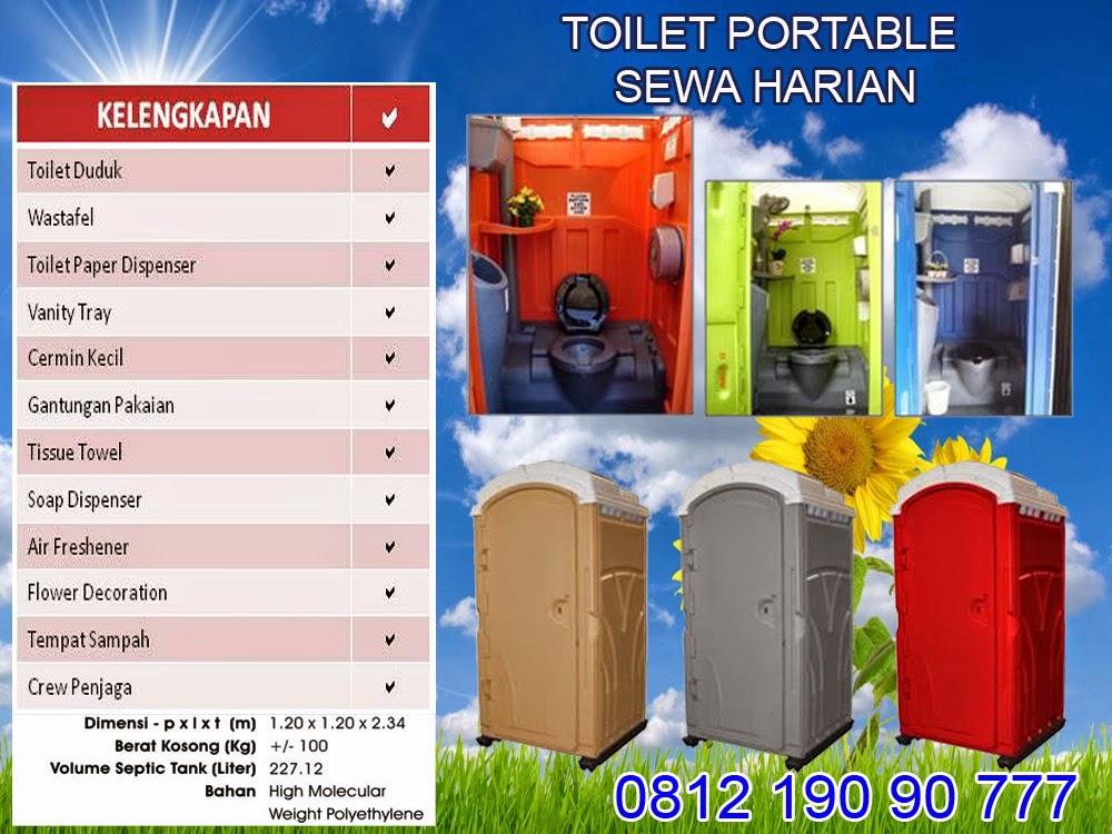 New !!! Info Sewa Toilet Portable Harian