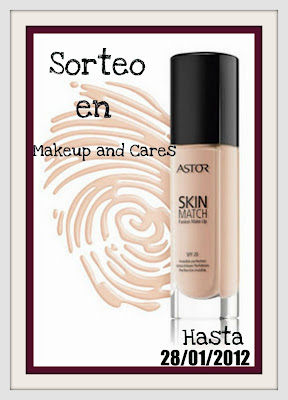 Sorteo en MakeUp and Cares