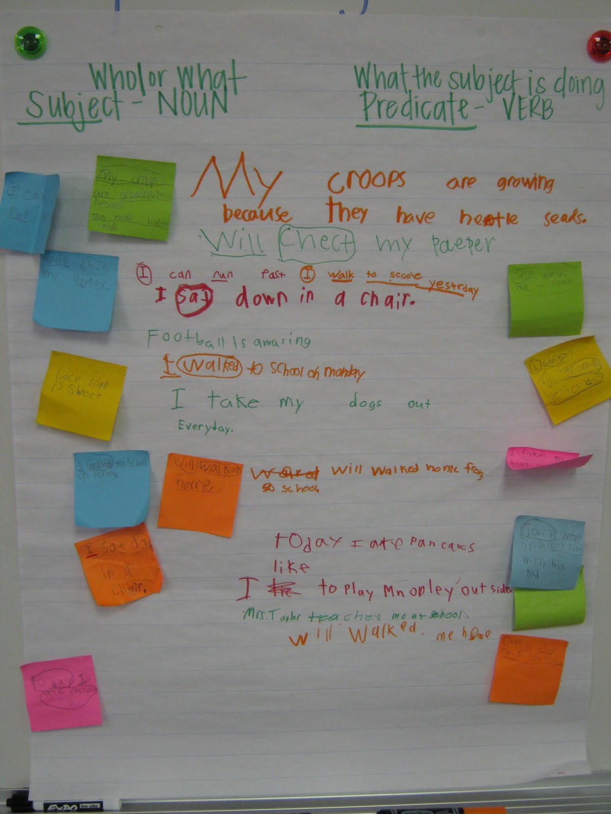Subject And Predicate Activities For 2Nd Grade