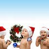 Niños celebrando la Navidad - Christmas children