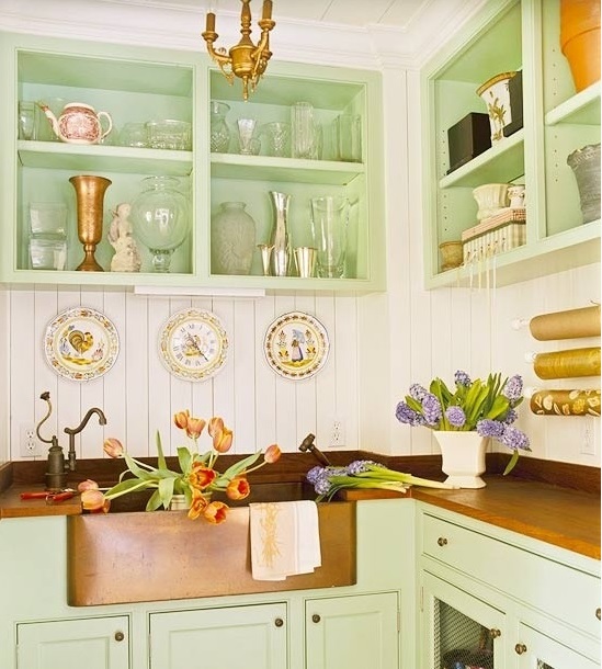 Sweet Inspired Home Copper and mint kitchen inspiration