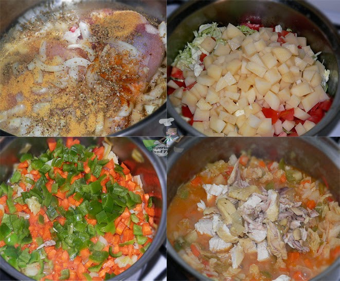 Nigerian Mixed Vegetable Sauce (white sauce), nigerian food tv, nigeian food recipes
