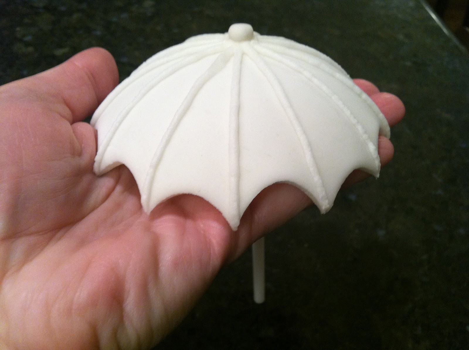 The Iced Queen A Gum Paste Umbrella