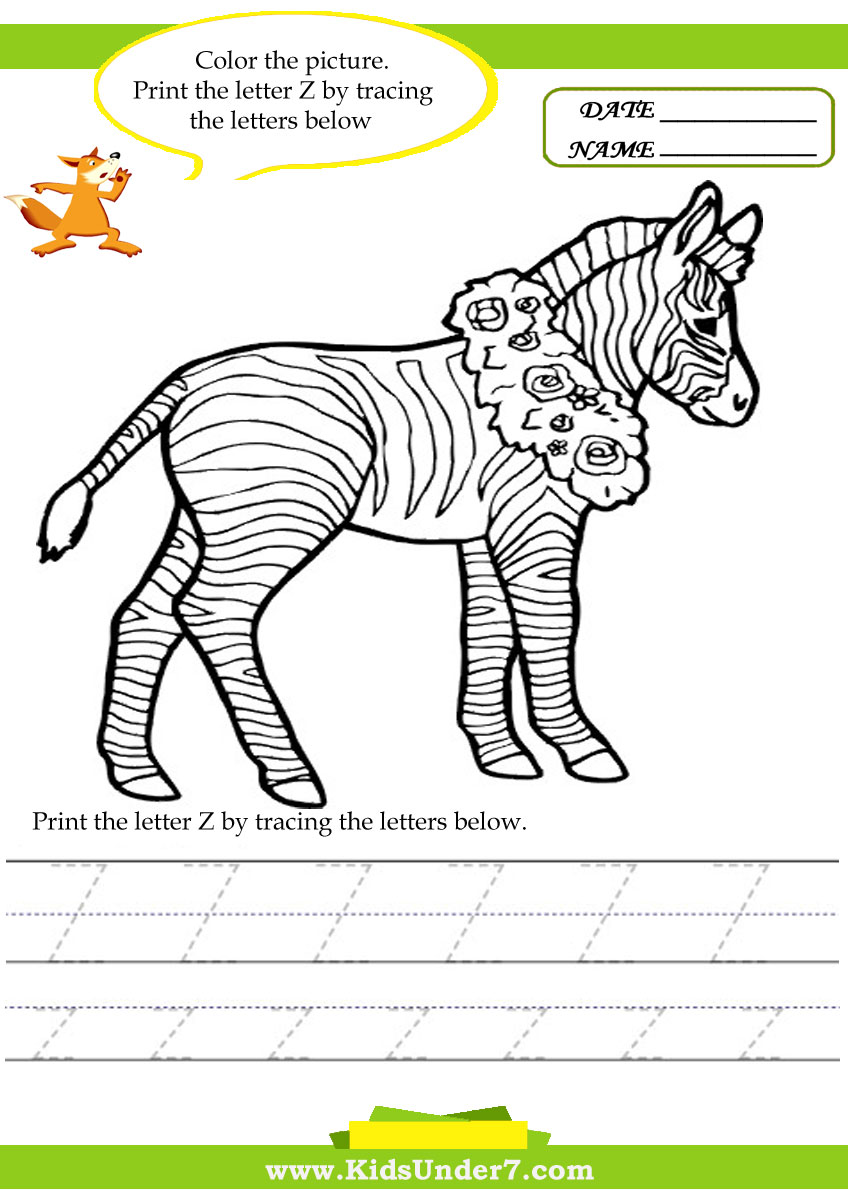 Letter Z Handwriting