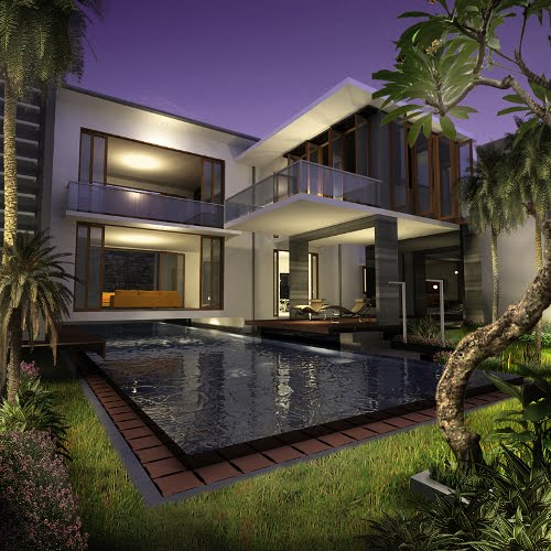 Get Desain Rumah Mewah 3 Lantai Dengan Kolam Renang Gif