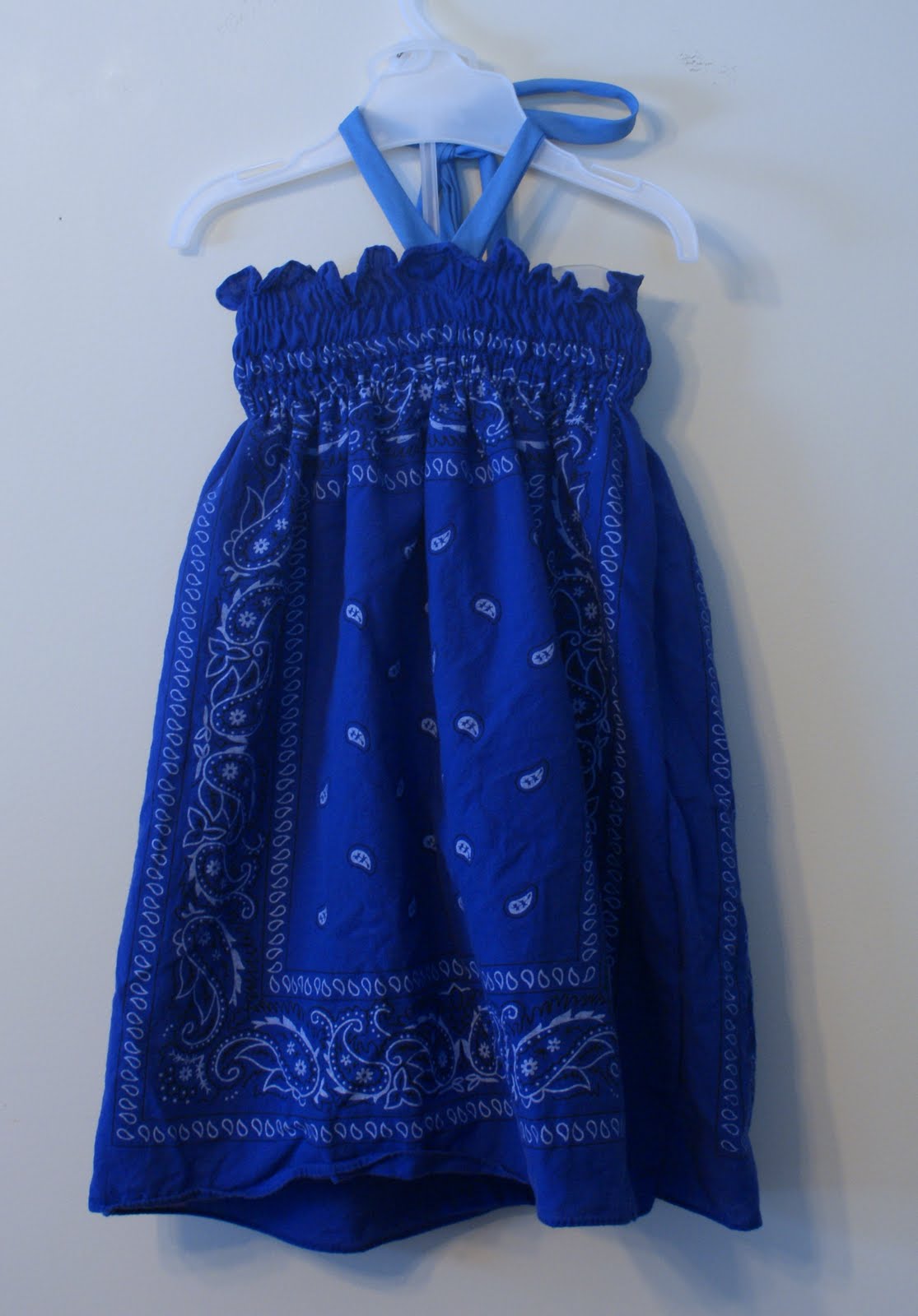 Confessions of a Crafter Easy shirred bandana dress tutorial