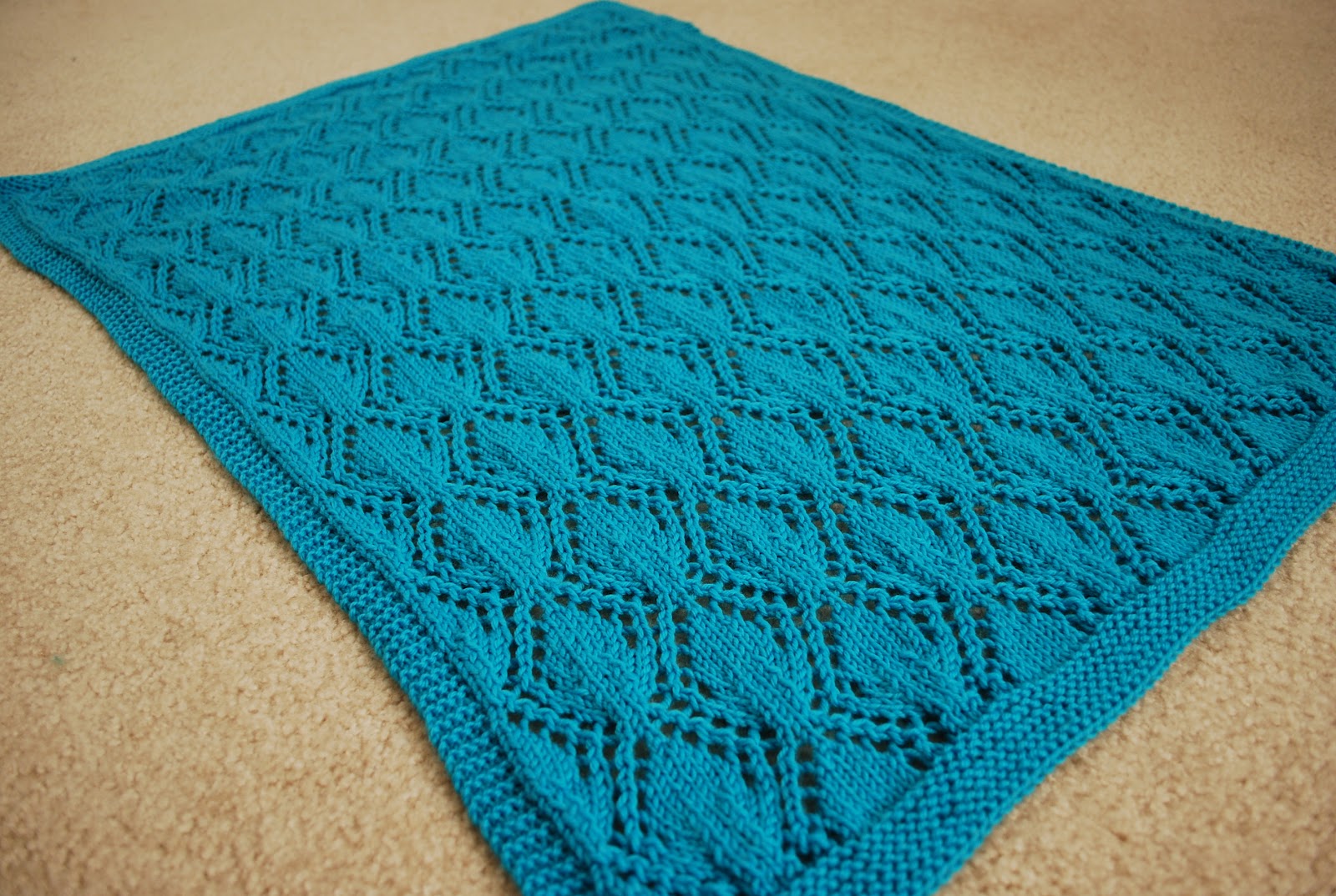 Knit/Wit: Pattern Release: Gothic Leaves Baby Blanket