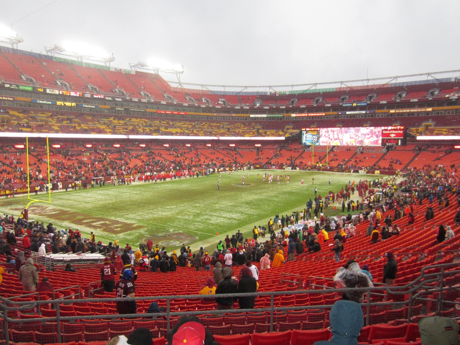 Andrea's Adventures Sunday Stadium Review Redskins