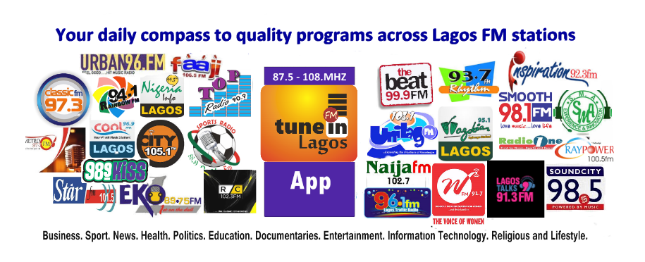 tunein Lagos app is an FM Radio program notification mobile app for the radio listeners