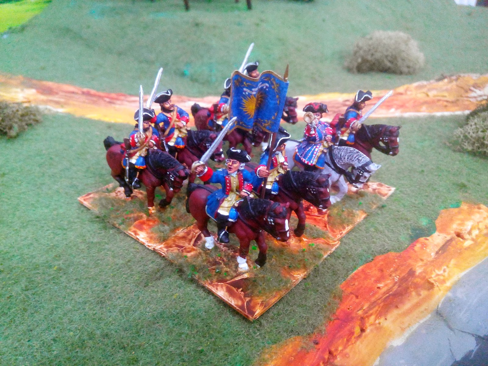 Painting Wargames Figures French SYW DauphinÉtranger Cavalry