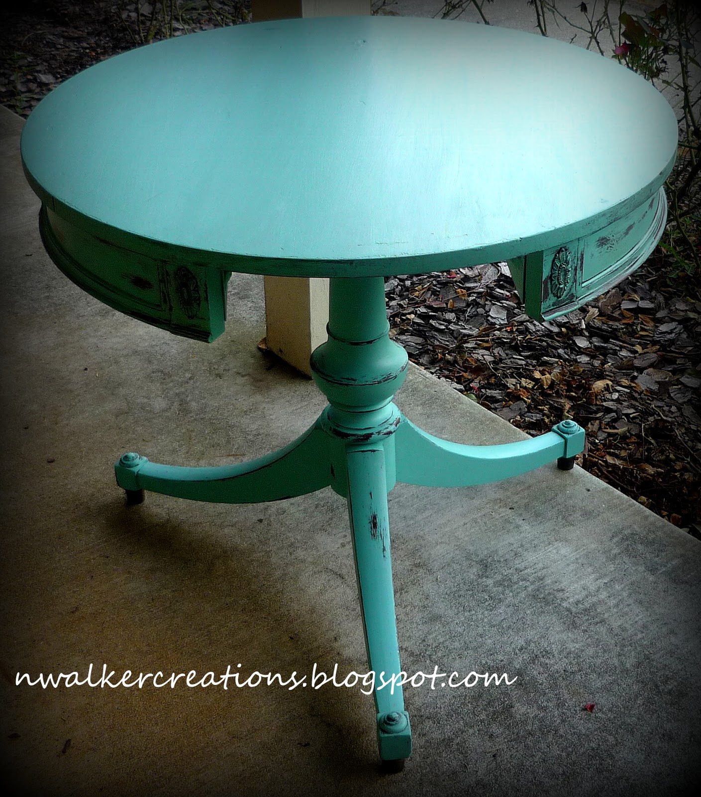 Nancy's Creations My Love for Drum Tables Continues....