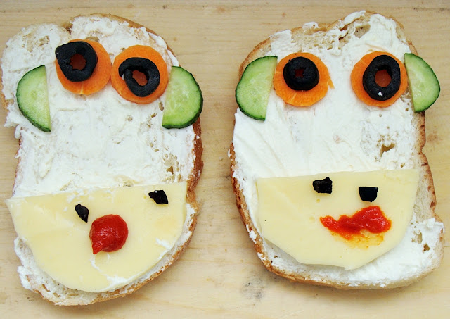 Sandwich-uri ptr copii: Maimute