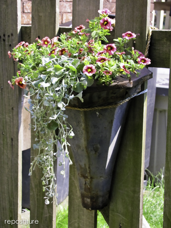 Reposhture Studio Vintage Downspout Planters