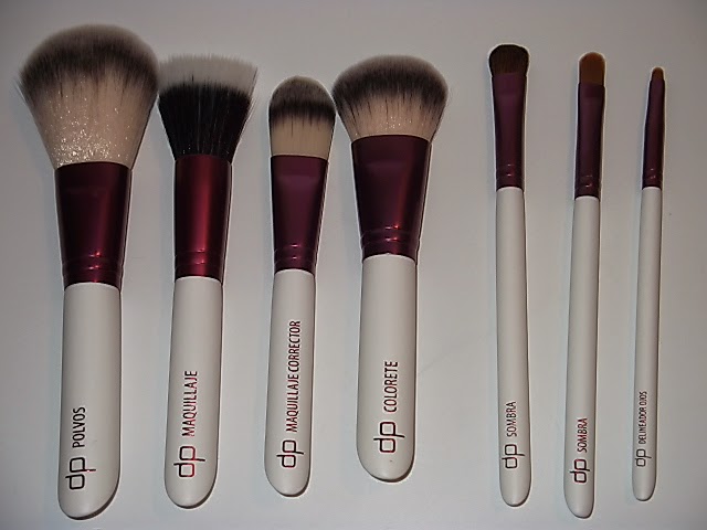 Set Brochas Brochas Deliplus Brocha Pincel Corrector Iluminador