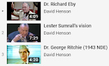 Richard Eby (1972 NDE)  Lester Sumrall (1930's Vision) George Ritchie (1943 NDE)