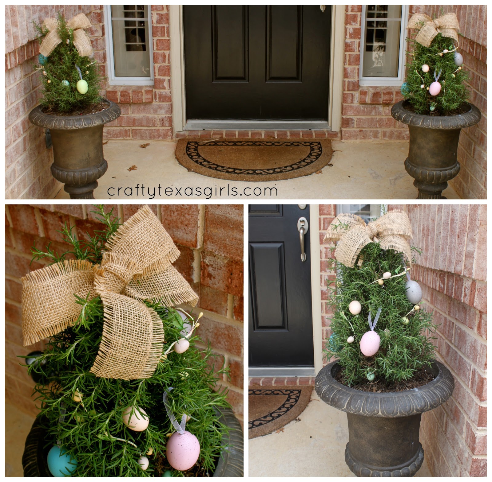 Crafty Texas Girls: Craft It: Easter Decor for the Front Door Crafty Texas Girls: Craft It: Easter Decor for the Front Door