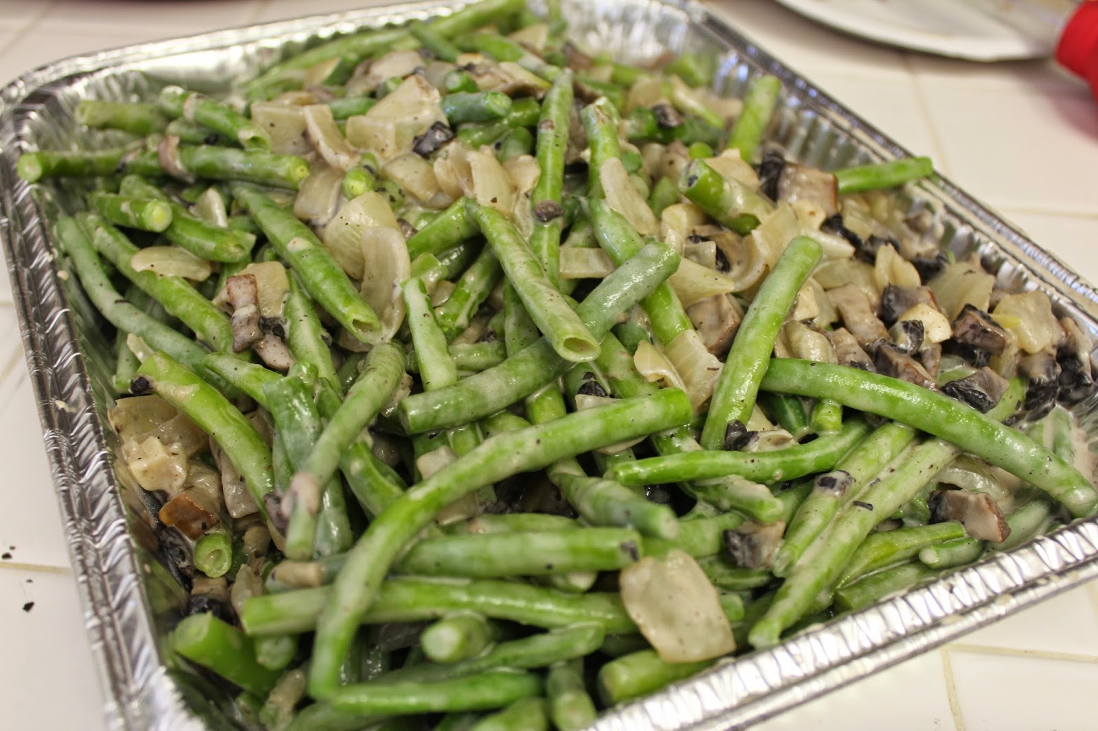 The Foodista Chronicles Green Bean and Portobello Mushroom Casserole