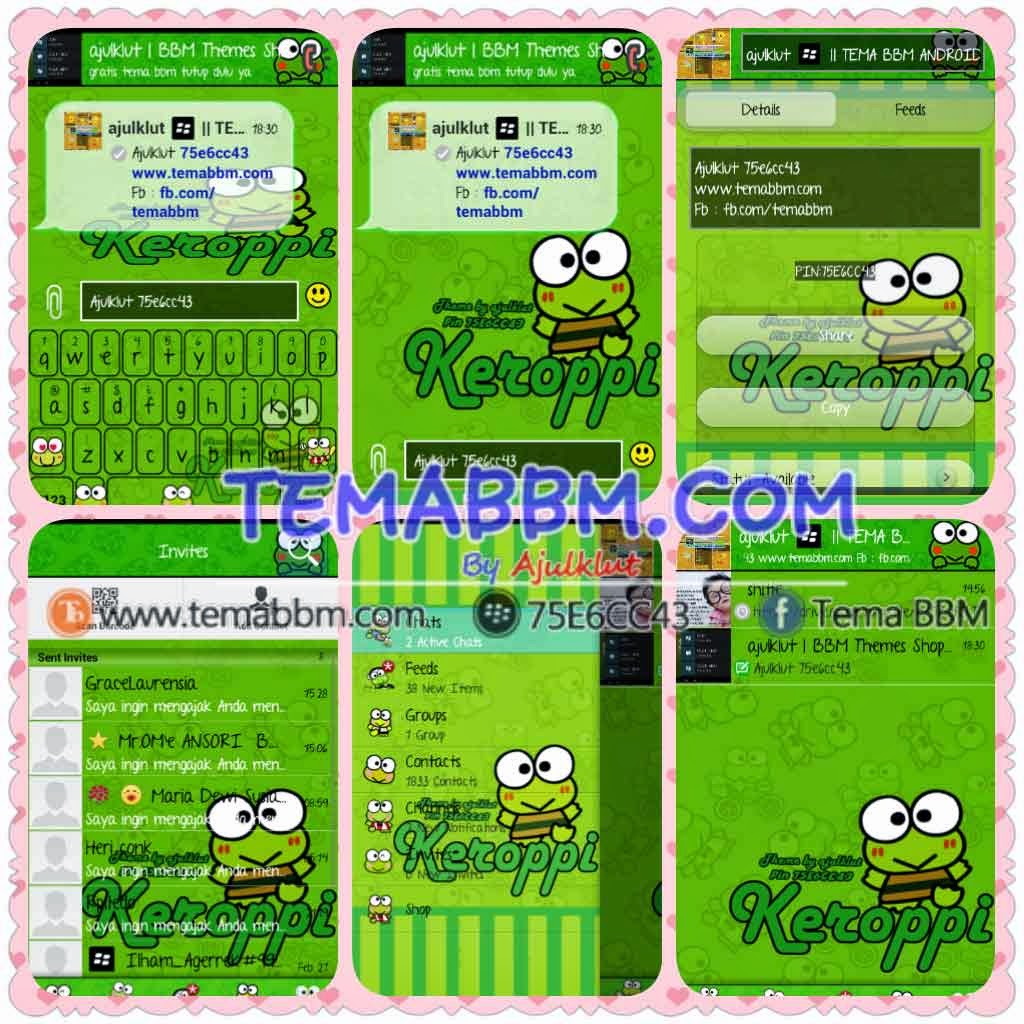 BBM Mod Keroppi BBM Mod Keroppi