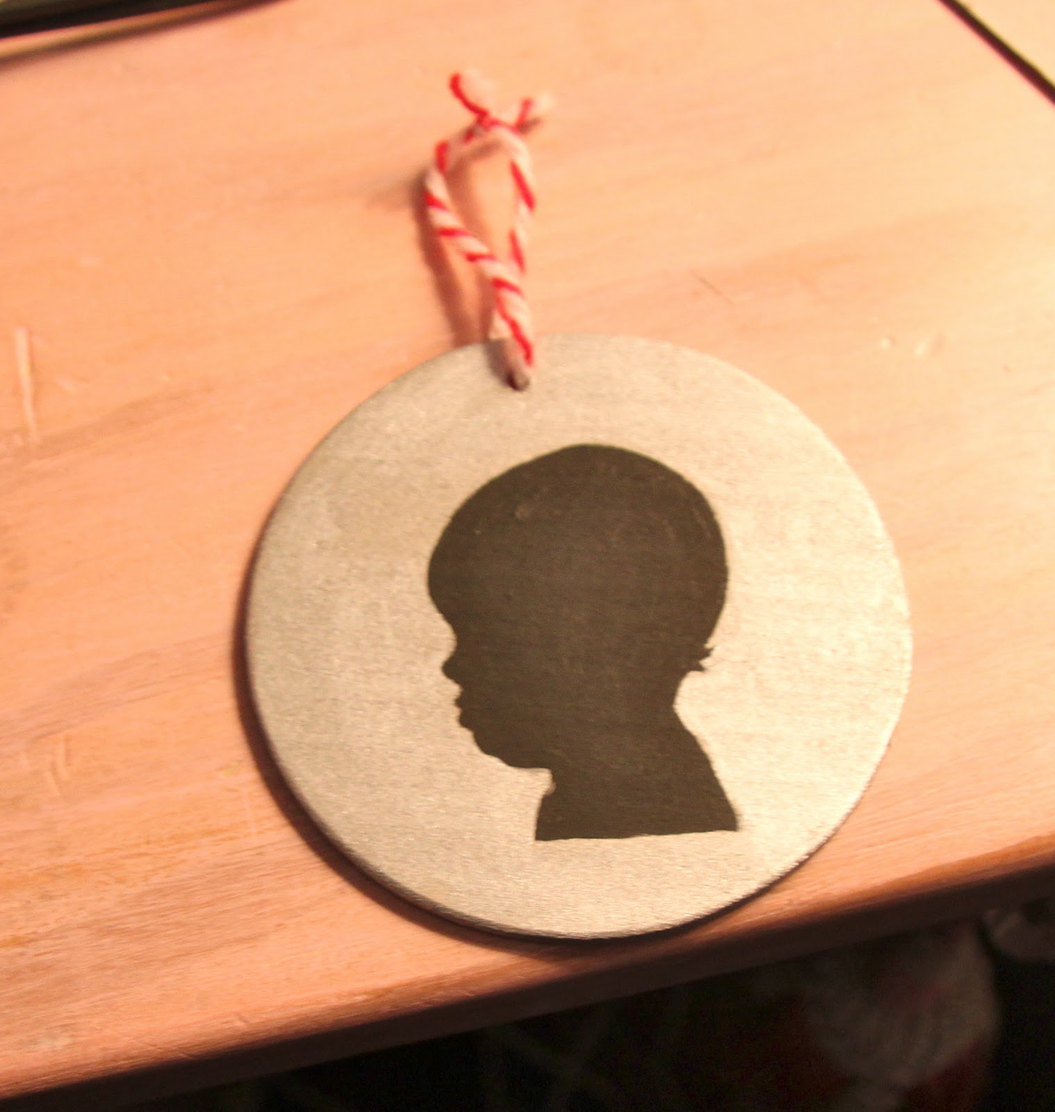 Tiptoethrough DIY Silhouette Ornament