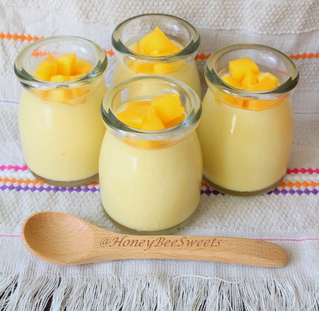 Honey Bee Sweets Mango Panna Cotta