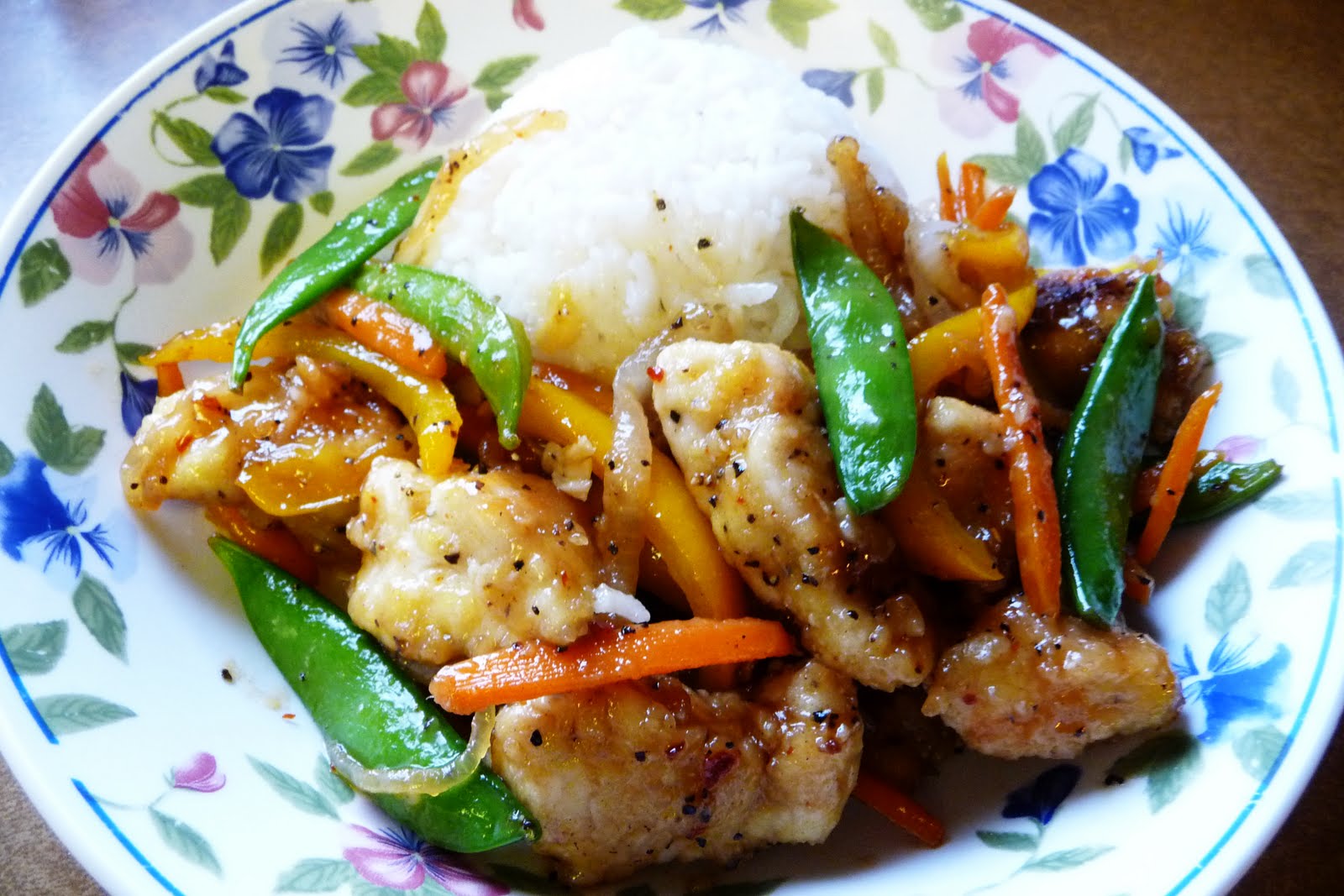 Salteado de Pollo y Miel China) Cocina Facil