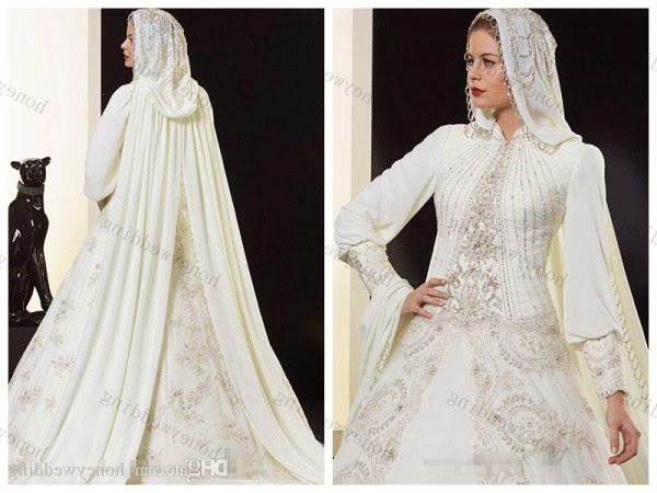 gaun prewedding muslimah