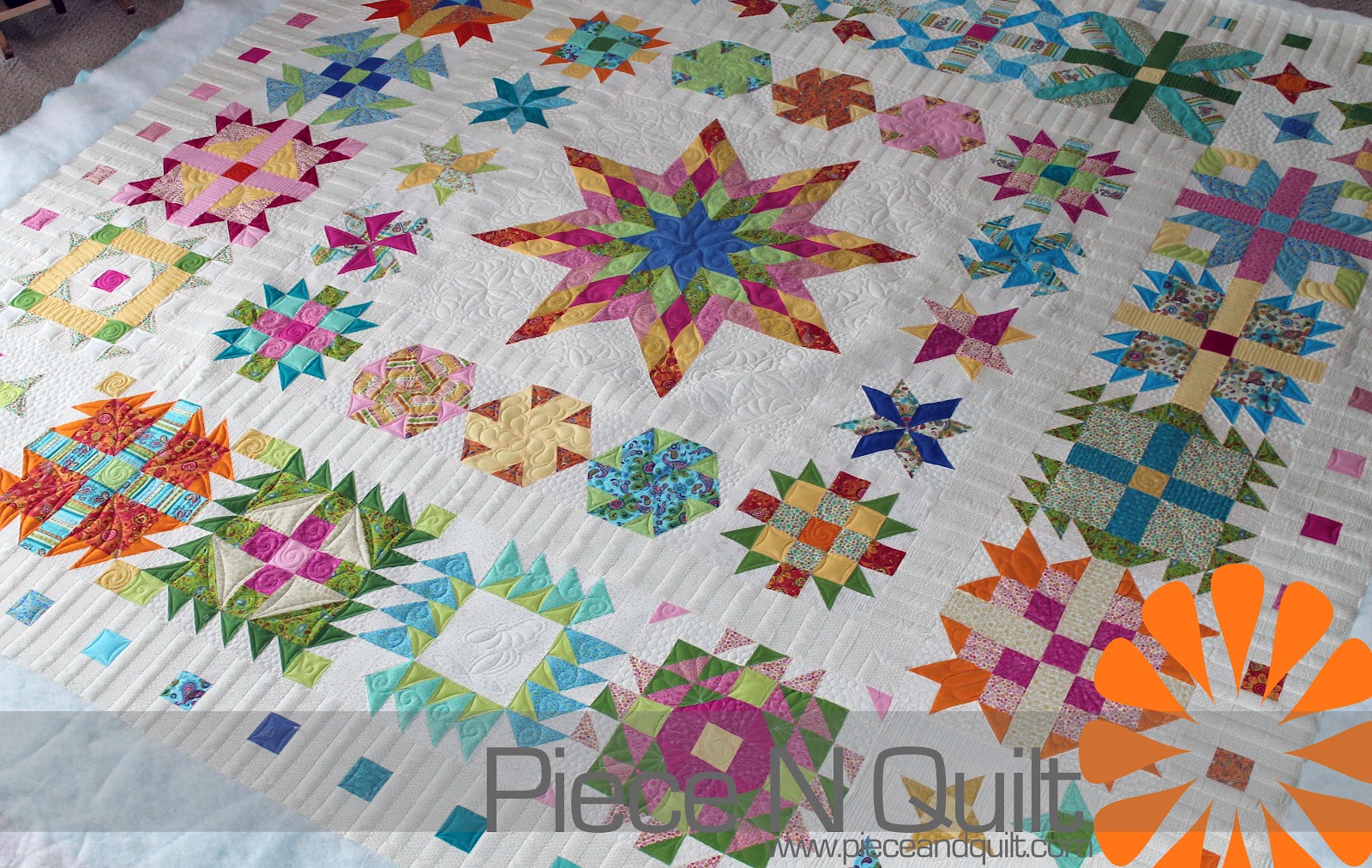 Piece N Quilt A Sampler Quilt Custom Machine Quilting