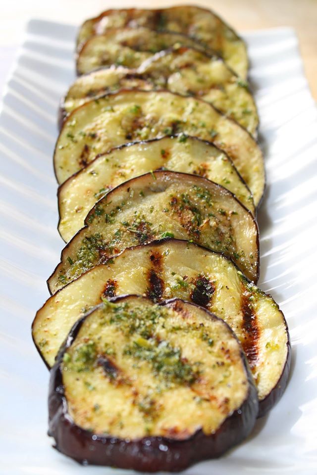 Balsamic Marinated & Grilled Eggplant