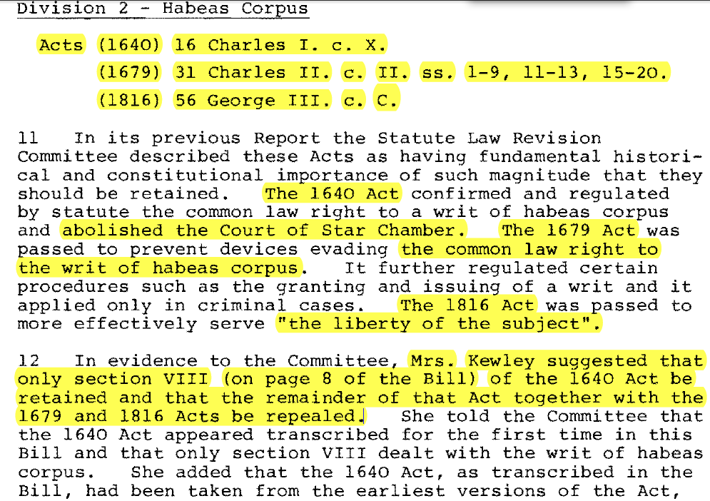 MIKIPEDIA LAW BLOG STATUTE LAW REVISION COMMITTEE REPORT ON THE