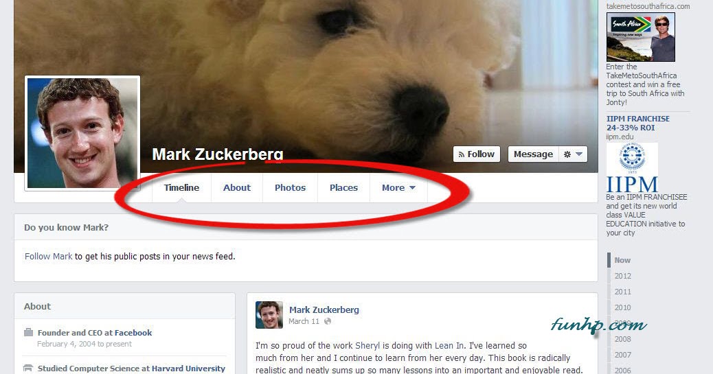 New Facebook Timeline 2013