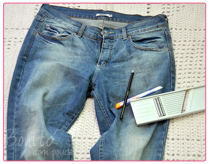 rasgar jeans com ralador