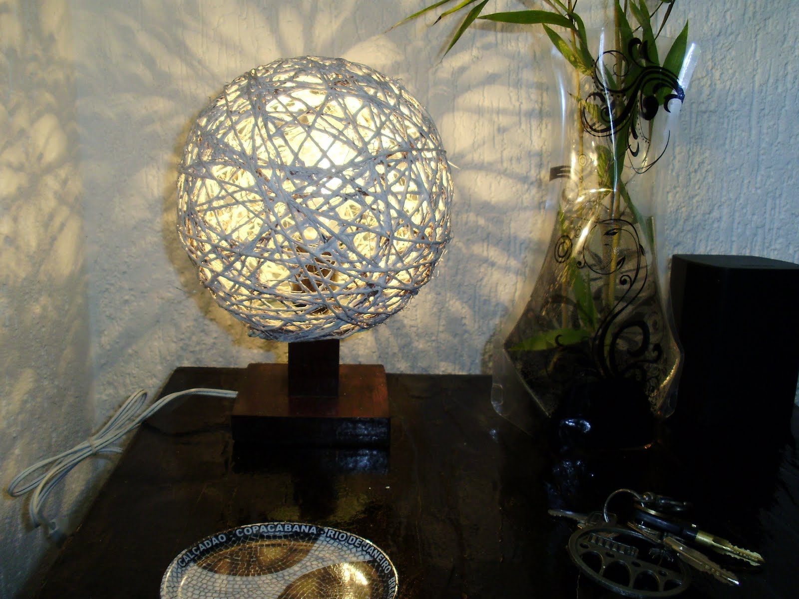 Como Fazer Luminária de Sizal passo a passo X Casas Apartamentos