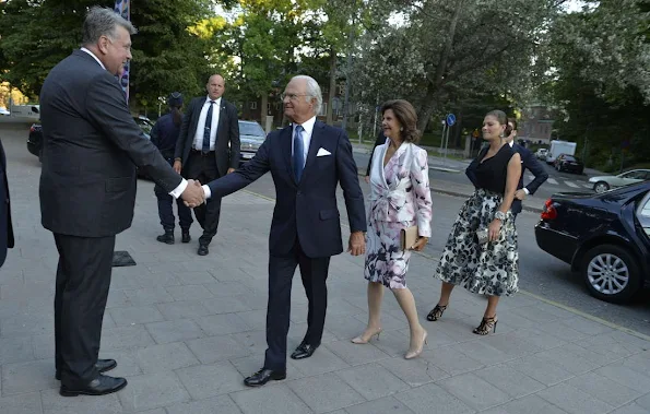 Crown Princess Victoria of Sweden and Prince Daniel of Sweden, King Carl Gustaf of Sweden and Queen Silvia of Sweden