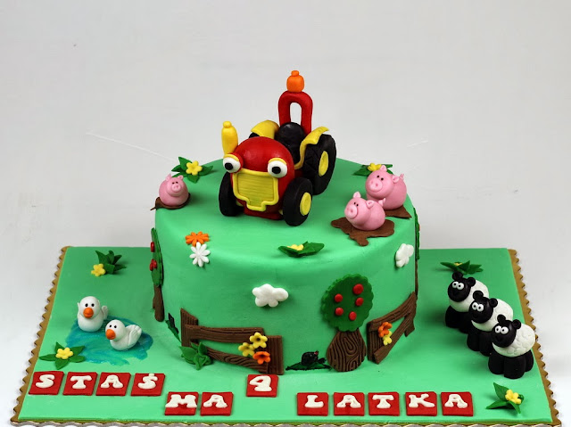 Tractor Tom Bday Cake - Kids Birthday Cakes in London