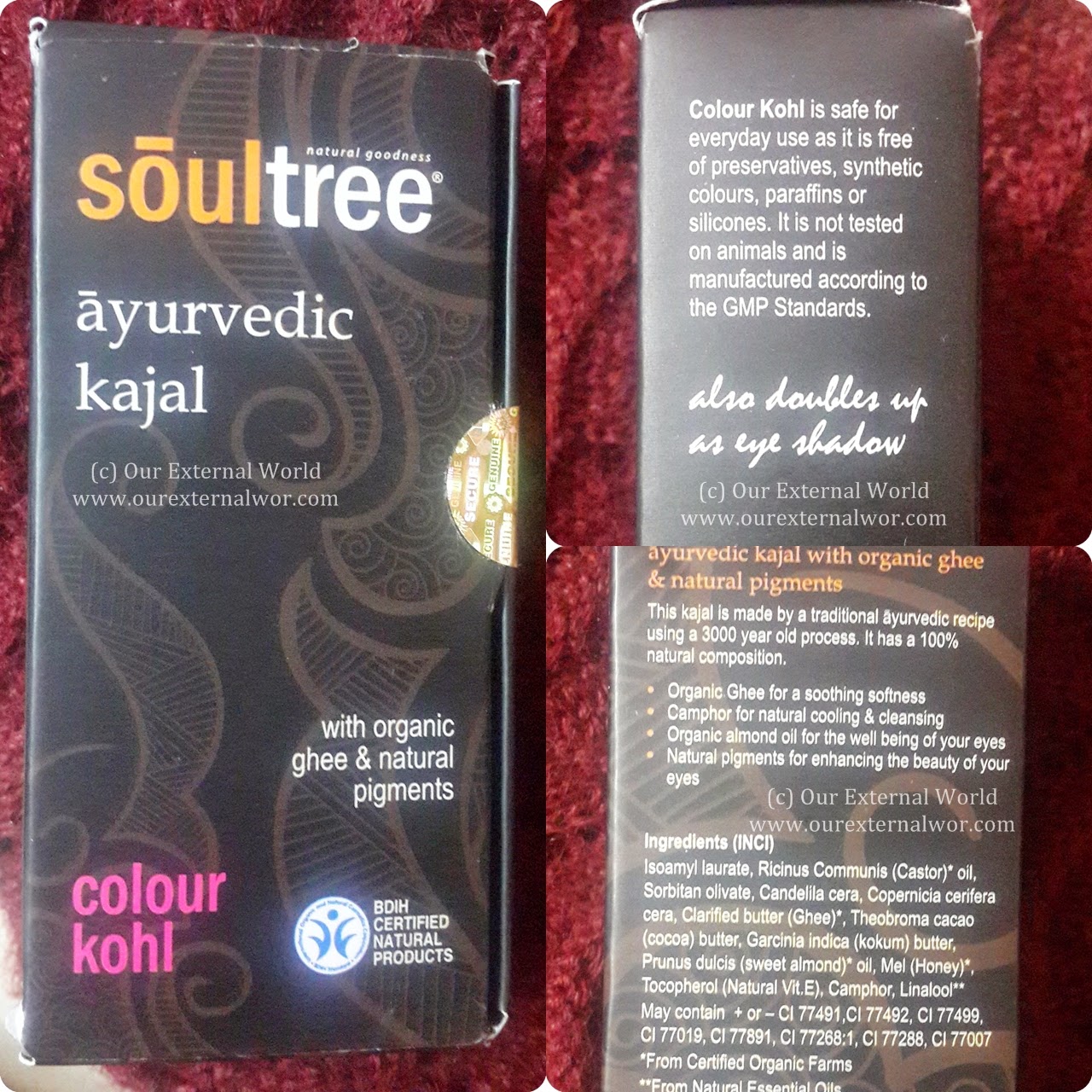 Soultree Ayurvedic Kajal (Green Kohl) Review and Swatch