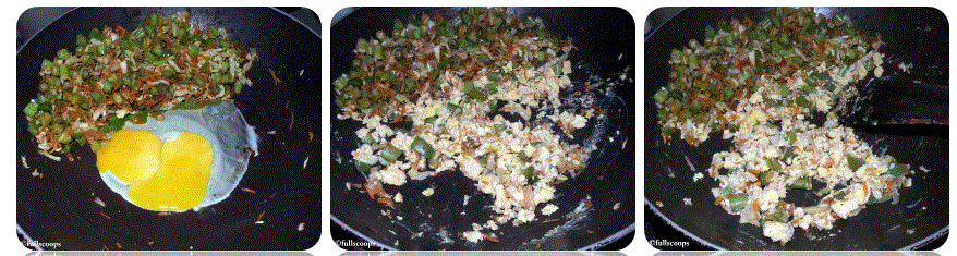 Egg Fried Rice ~ Full Scoops - A food blog with easy,simple & tasty