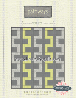 Art Gallery Fabrics - Pathways Quilt Kit - Angela Walters Pathways Kit by Angela Walters and Art Gallery Fabrics - Textures