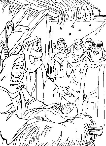 ARTES DA LIVIA: Os Pastores com Jesus - Imagens para pintar