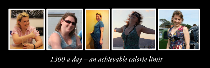 1300 a day - an achievable Calorie limit