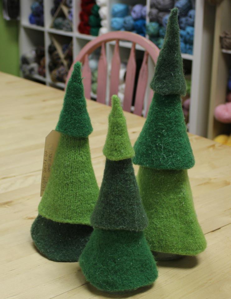 Knitique Felted Christmas Tree Class