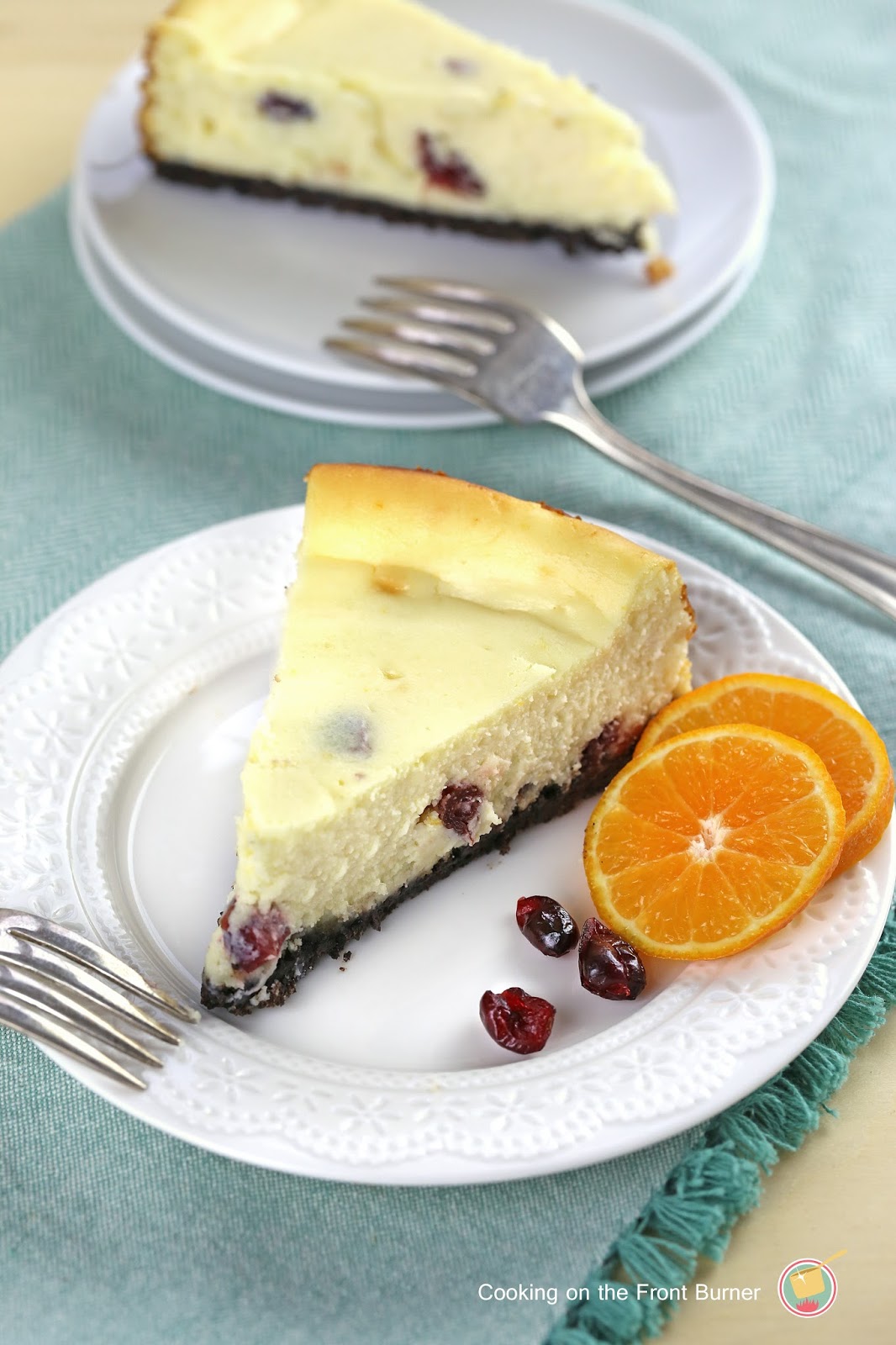 ORANGE CRANBERRY CHEESECAKE Cooking on the Front Burner