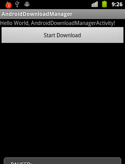 Android Er Check Downloadmanager Status And Reason Of Failed And Paused