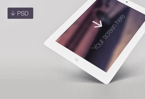 iPad White Angle PSD iPad White Angle PSD