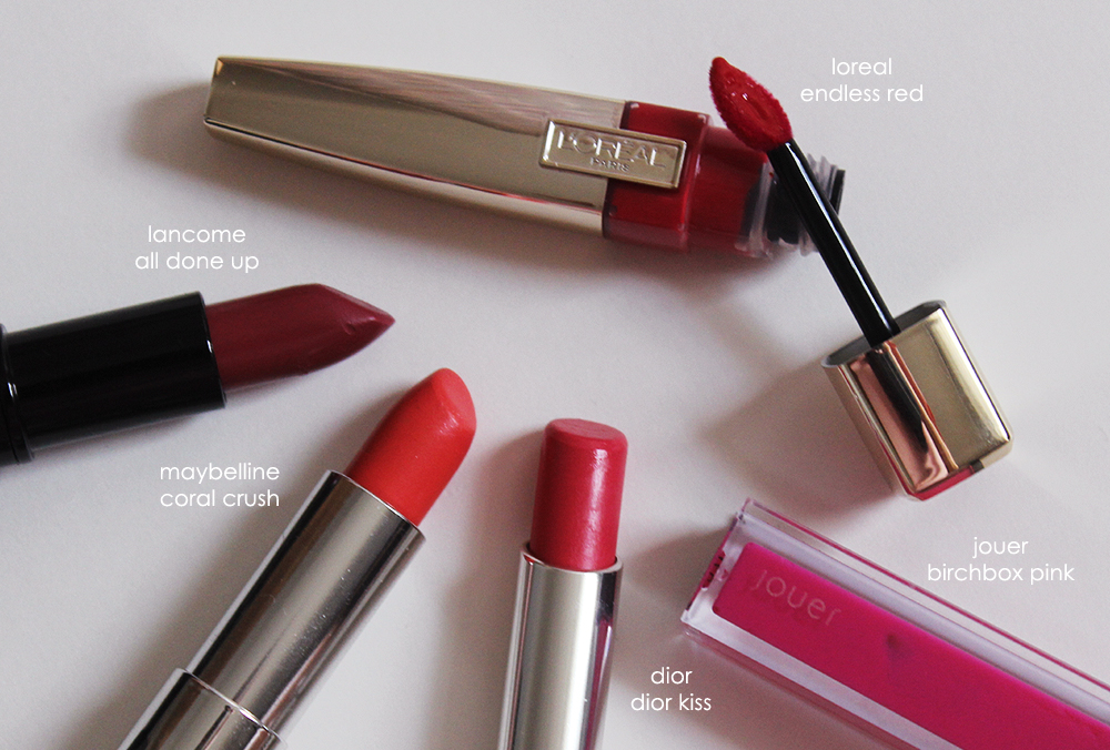 My Top 5 Bright Lip Colors