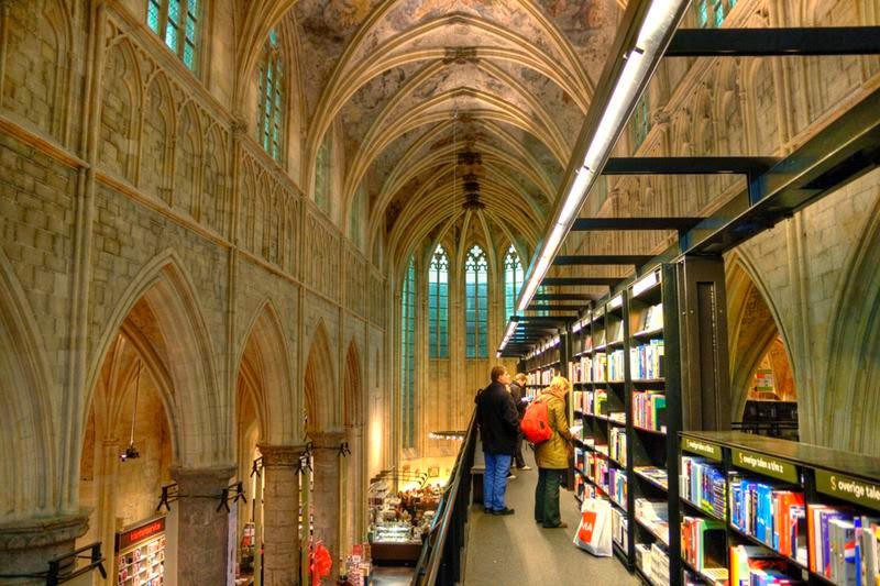 Selexyz bookstore in the Dominican church in Maastricht